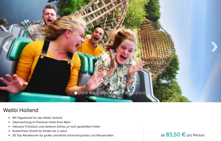 Walibi Freizeitpark in Holland