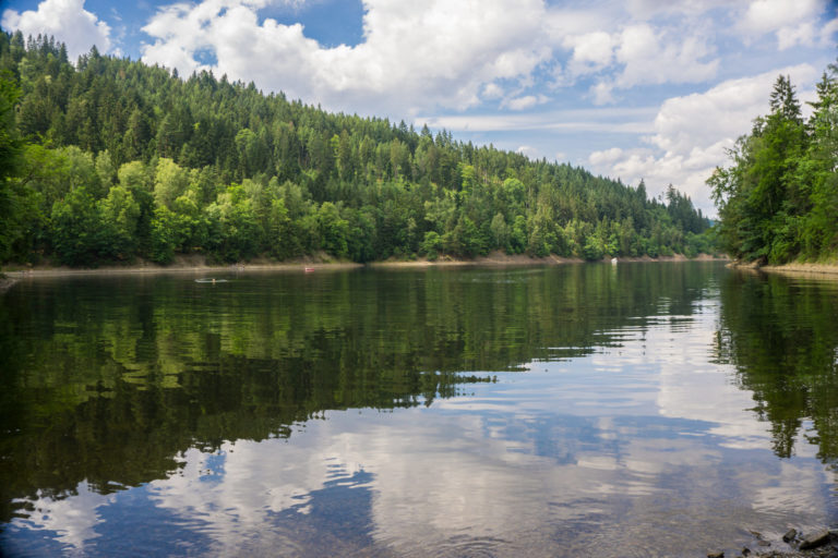 Deutschland, Thüringen, Hohenwarte-Stausee