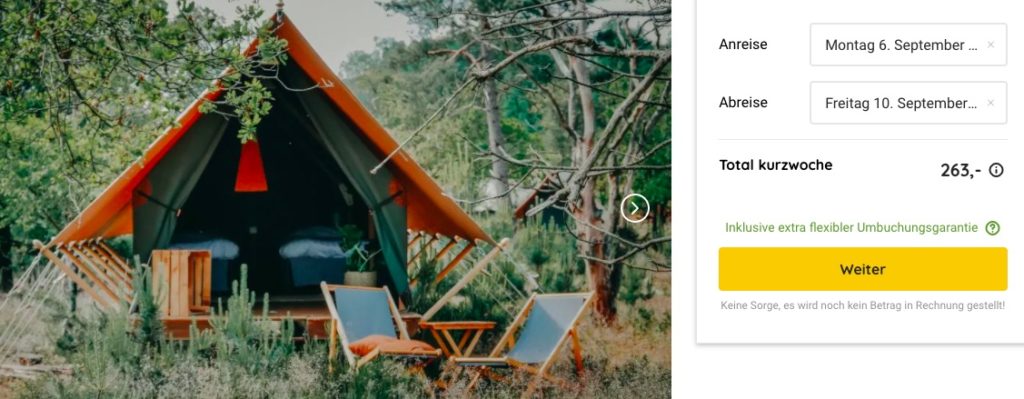 Glamping in den Niederlanden