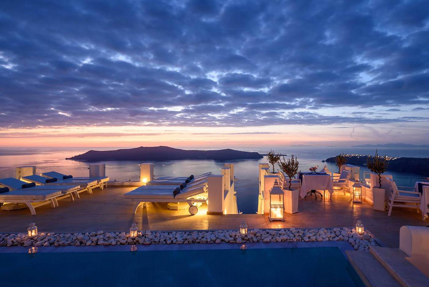 Griechenland, Santorini, Above Blue Suites