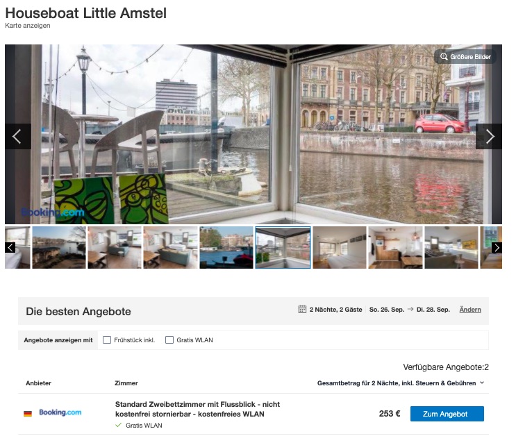 Hausboot mieten in Amsterdam
