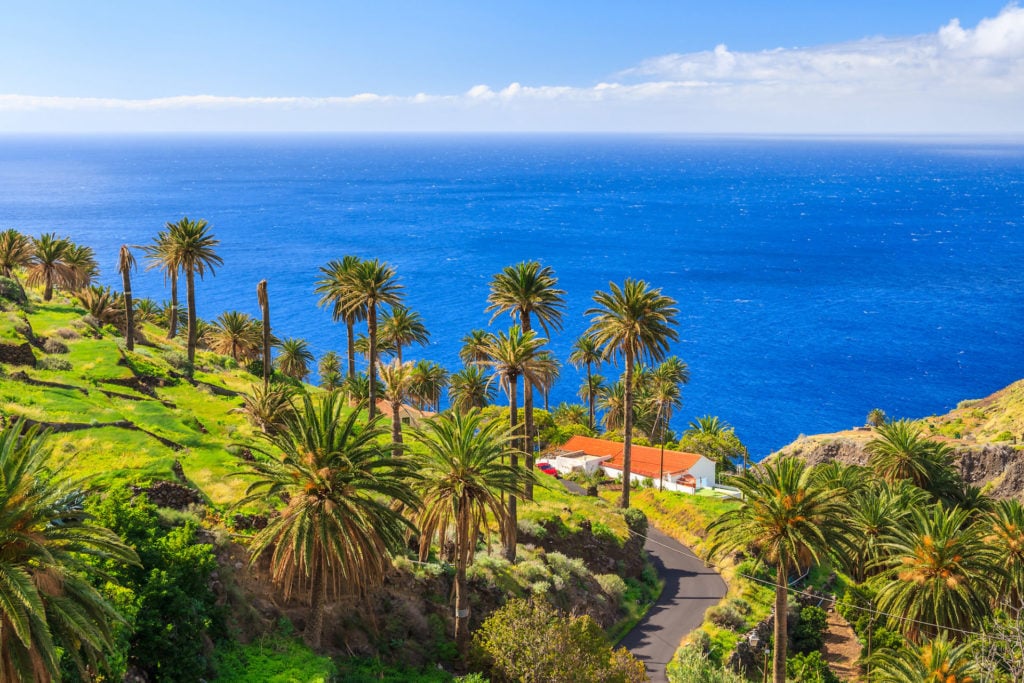 Spanien, La Gomera, Bergdorf Taguluche