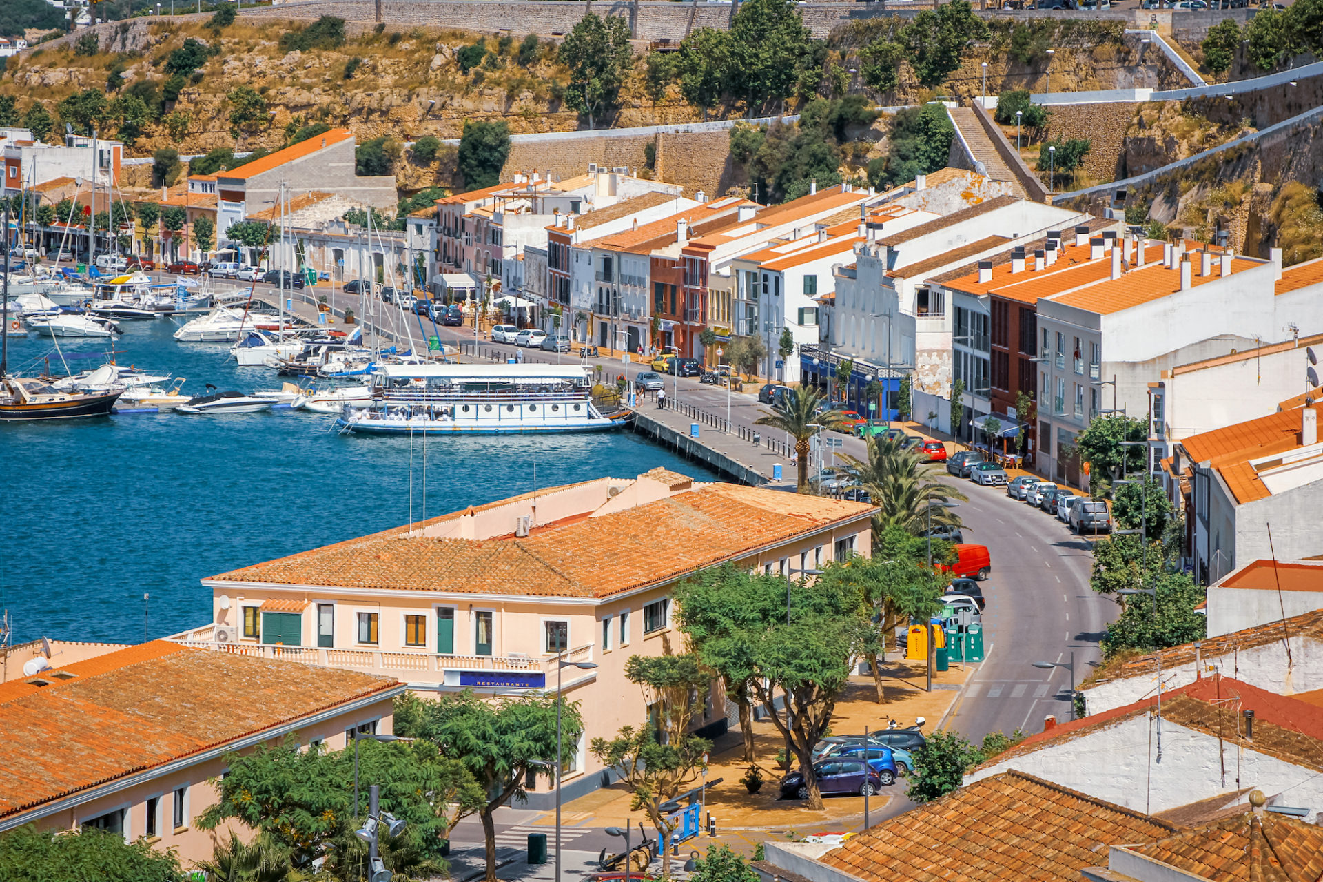 Spanien, Menorca, Hafen von Maó