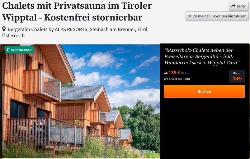Luxus Chalet in Österreich