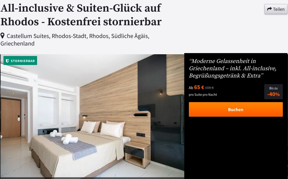 Neueröffnung auf Rhodos