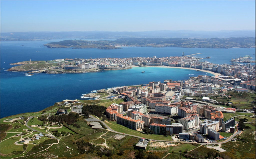 Spanien, Galicien, A Coruña