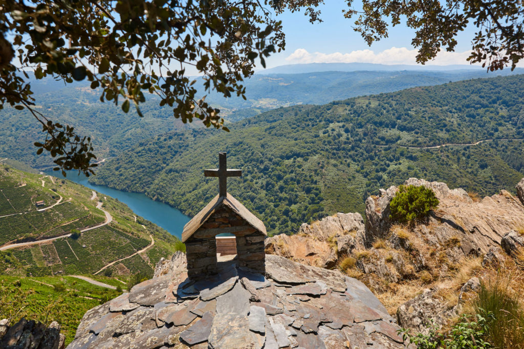 Spanien, Galicien, Weinbaugebiet Ribeira Sacra