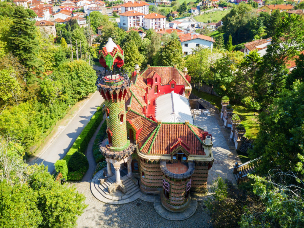 Spanien, Kantabrien, Villa Quijano, Architekt Gaudí