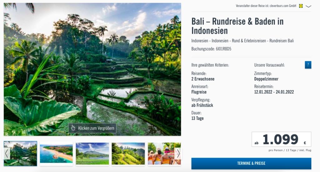 Bali Rundreise