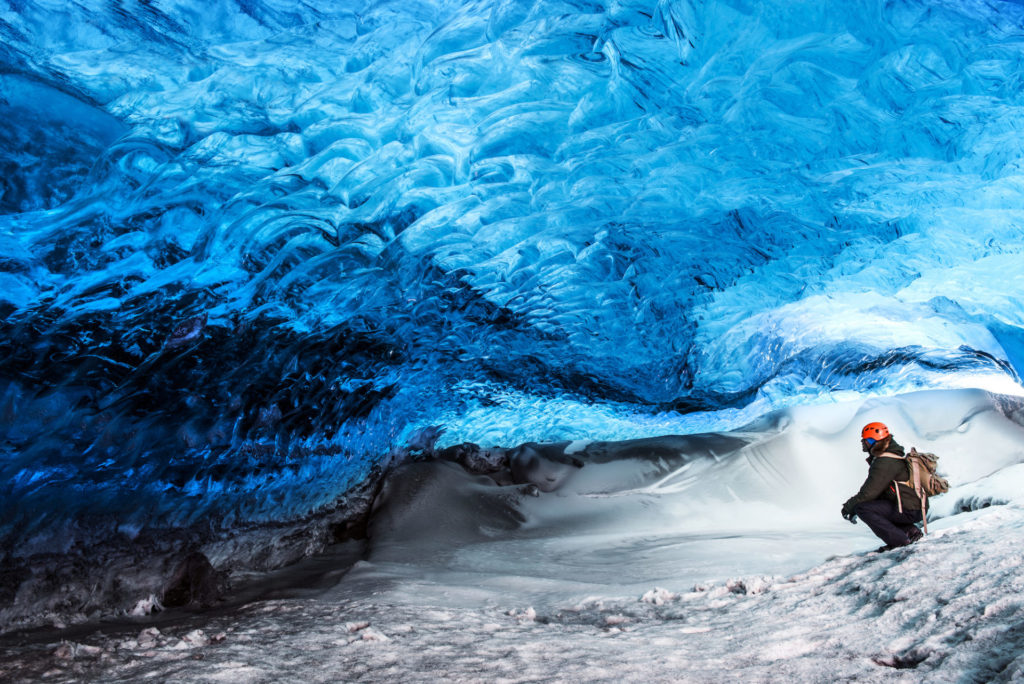 Island, Vatnajökull-Nationalpark, Eishöhle