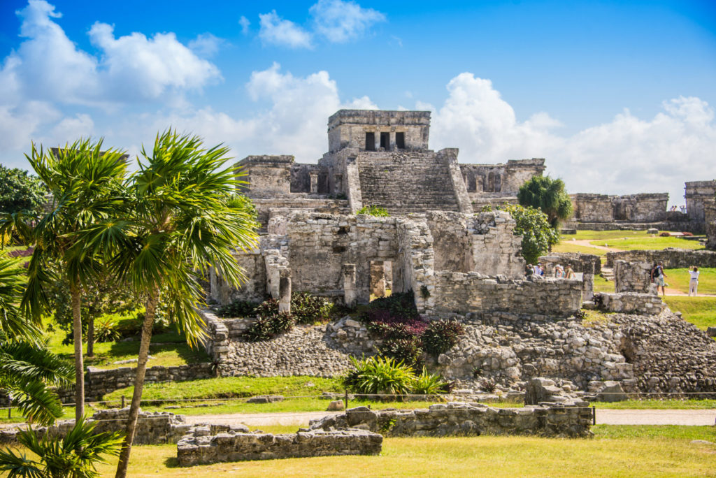 Mexiko, Maya-Ruinen in Tulum