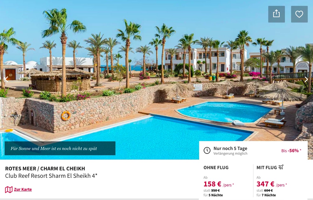 Urlaub in Sharm el Sheikh