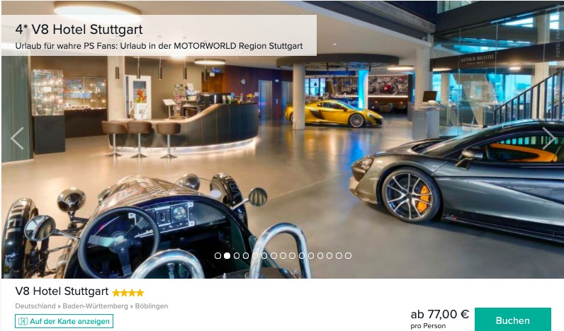 V8 Hotel Motorworld