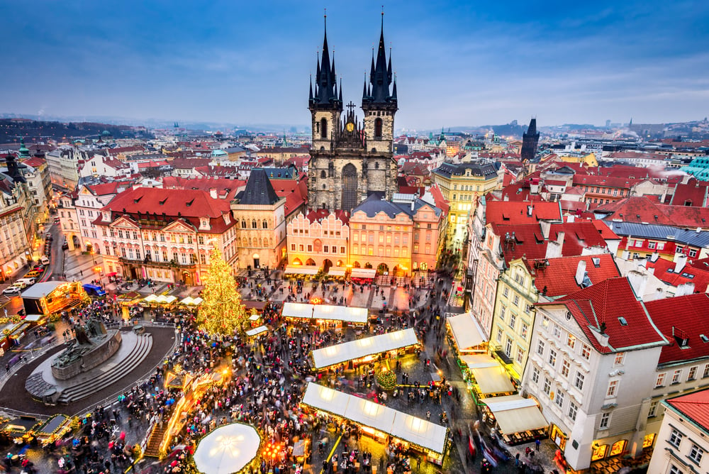 Weihnachtsmarkt in Prag