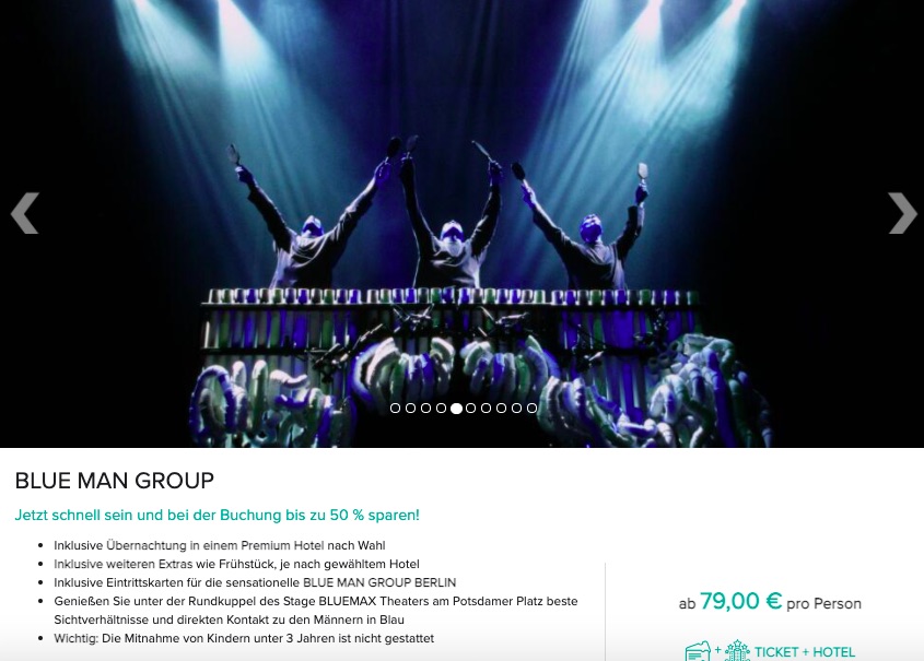 Blue Man Group in Berlin