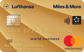 Miles and More Gold Business Lufthansa Mastercard Kreditkarte