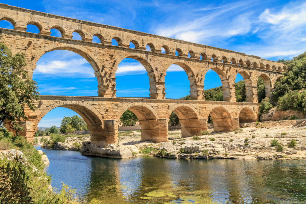 Frankreich, Aquädukt Pont du Gard