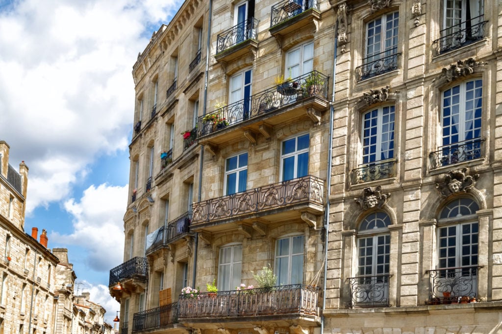 Frankreich, Bordeaux, Fassaden in der Altstadt