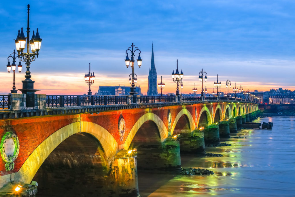 Frankreich, Bordeaux, Pont de Pierre