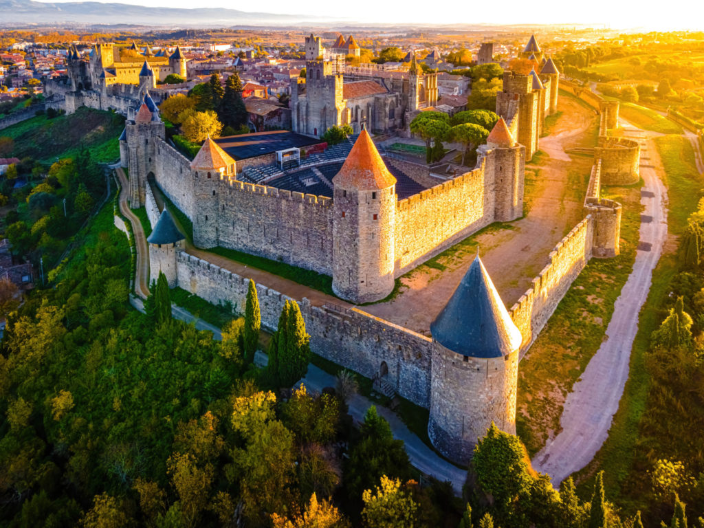 Frankreich, Festungsstadt Carcassonne