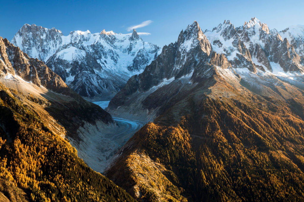 Frankreich, Gletscher Mont Blanc
