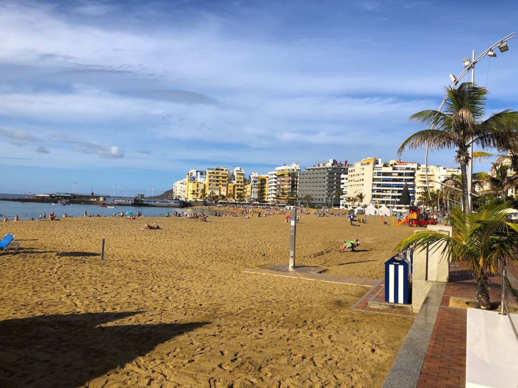 La Puntilla Strand in Las Palmas de Gran Canaria, Kanaren