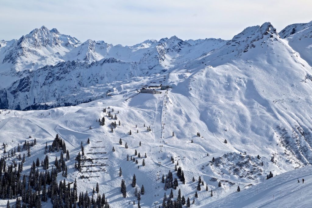 Österreich, Skigebiet Silvretta Montafon