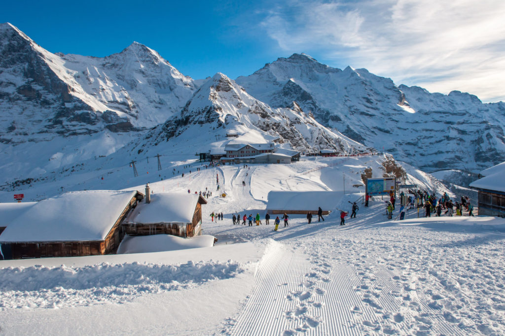 Schweiz, Skigebiet Engelberg Titlis