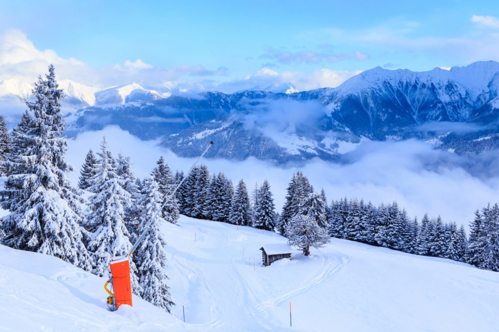 Schweiz, Skigebiet Flims Laax Falera