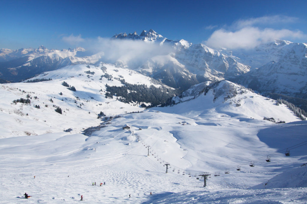 Schweiz, Skigebiet, Skiverbund Les Portes du Soleil, Les Crosets