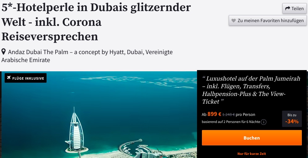 Dubai Luxusurlaub