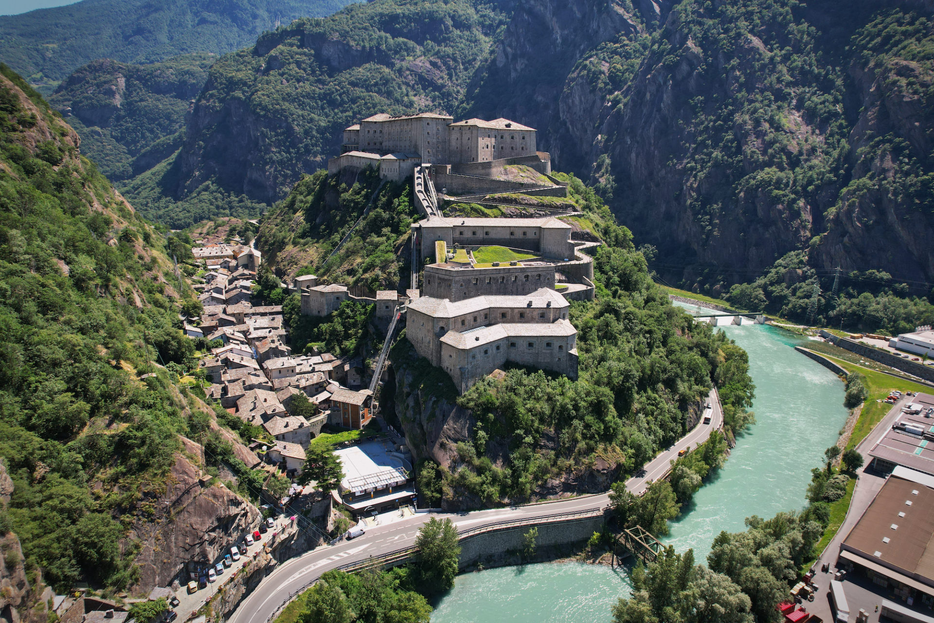 Italien, Aostatal, Festung von Bard
