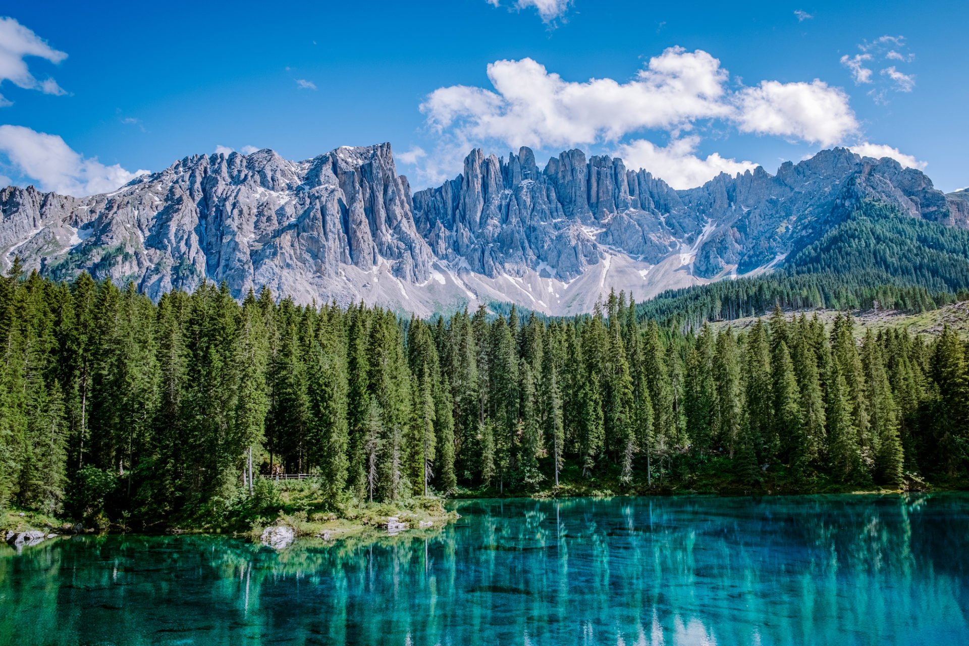 Italien, Südtirol, Seen, Karersee