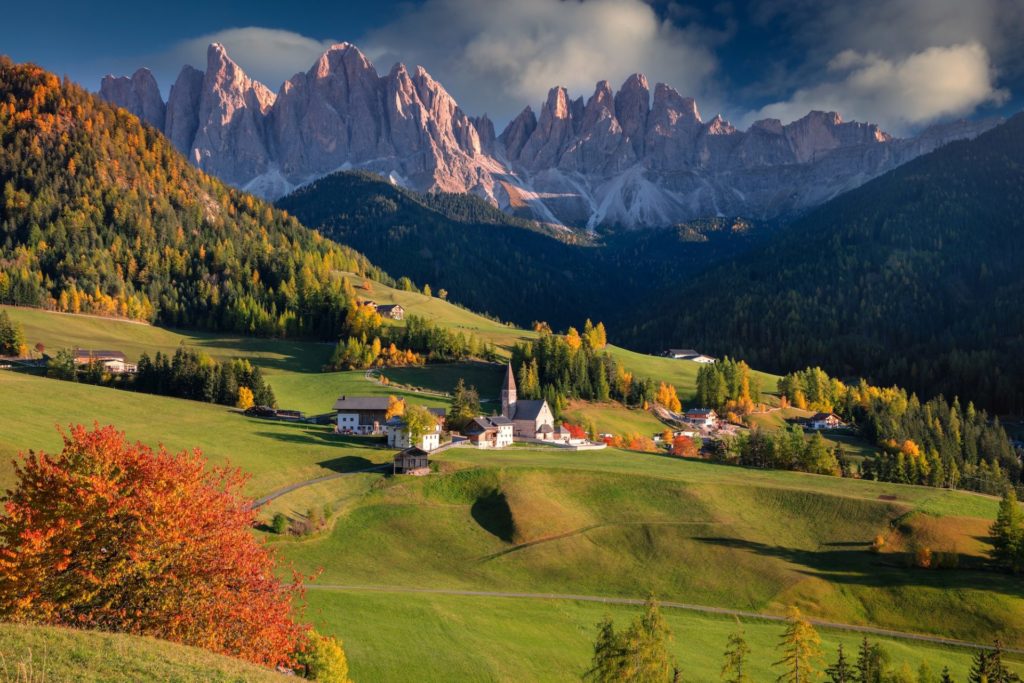 Italien, Südtirol, St. Magdalena im Herbst