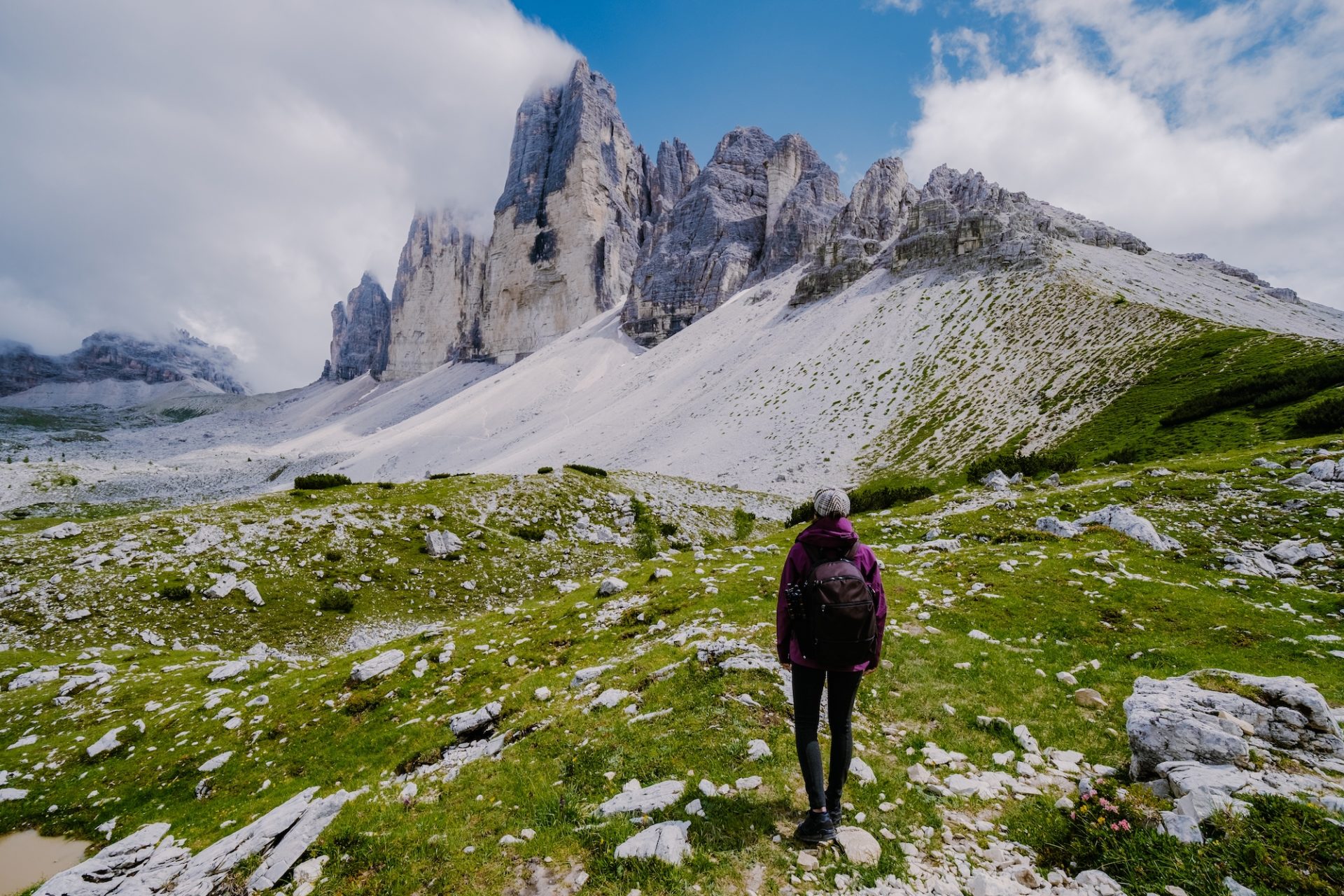 Italien, Südtirol, Wanderungen entlang der Drei Zinnen