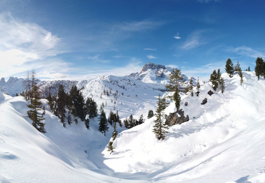 Italien, Südtirol, Winter im Pragser Tal