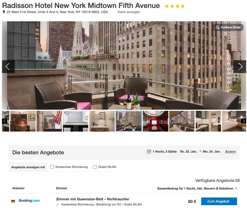 New York Reise