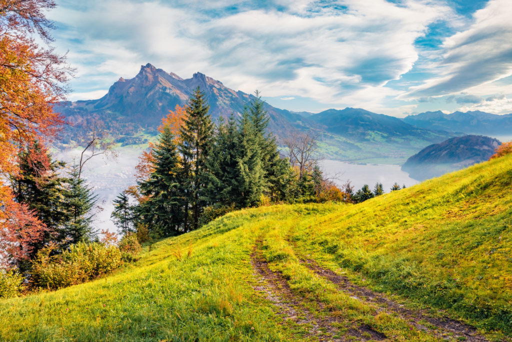 Schweiz, Wandern am Vierwaldstättersee