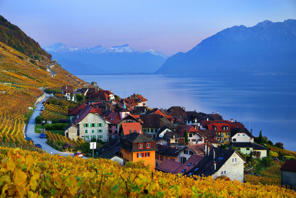 Schweiz, Weinbaugebiet Lavaux