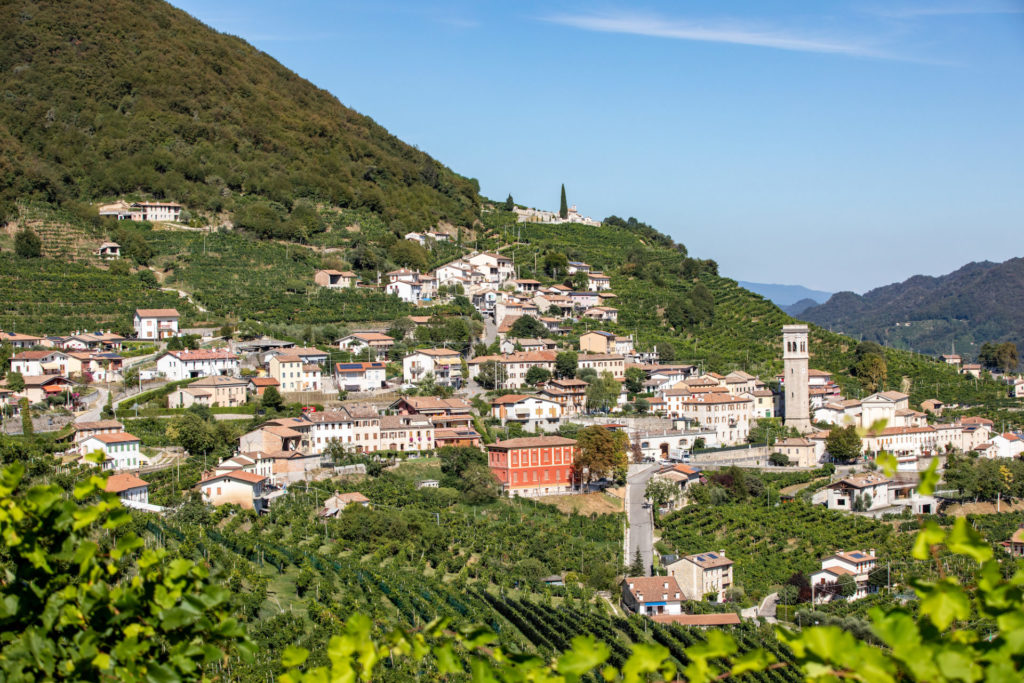 Italien, Weinregion zwischen Conegliano und Valdobbiadene