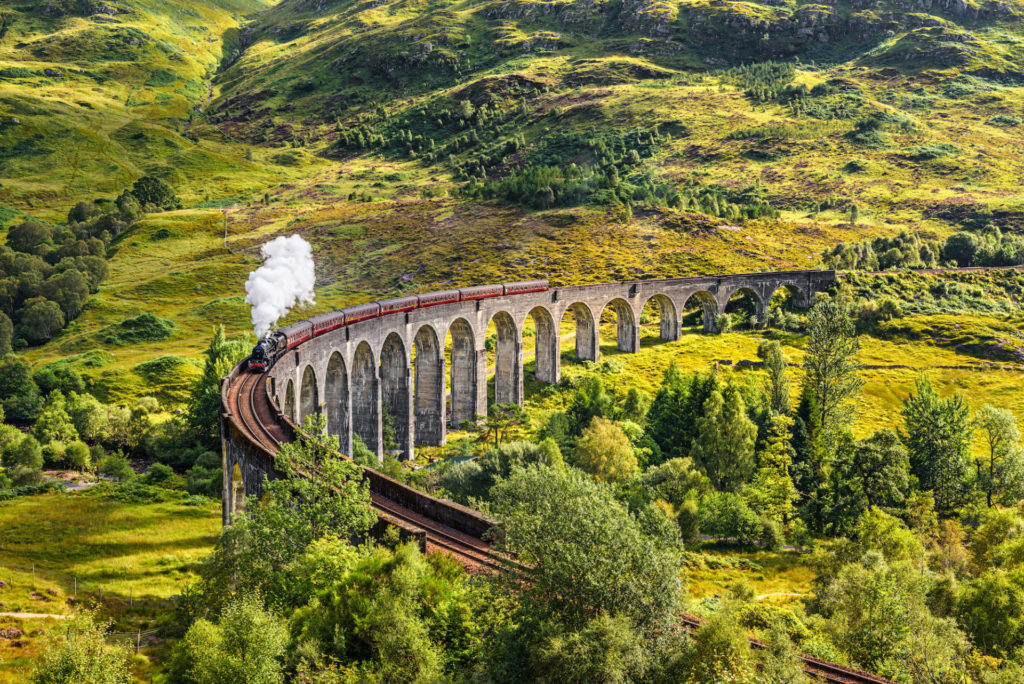 Schottland, Glenfinnan Viadukt