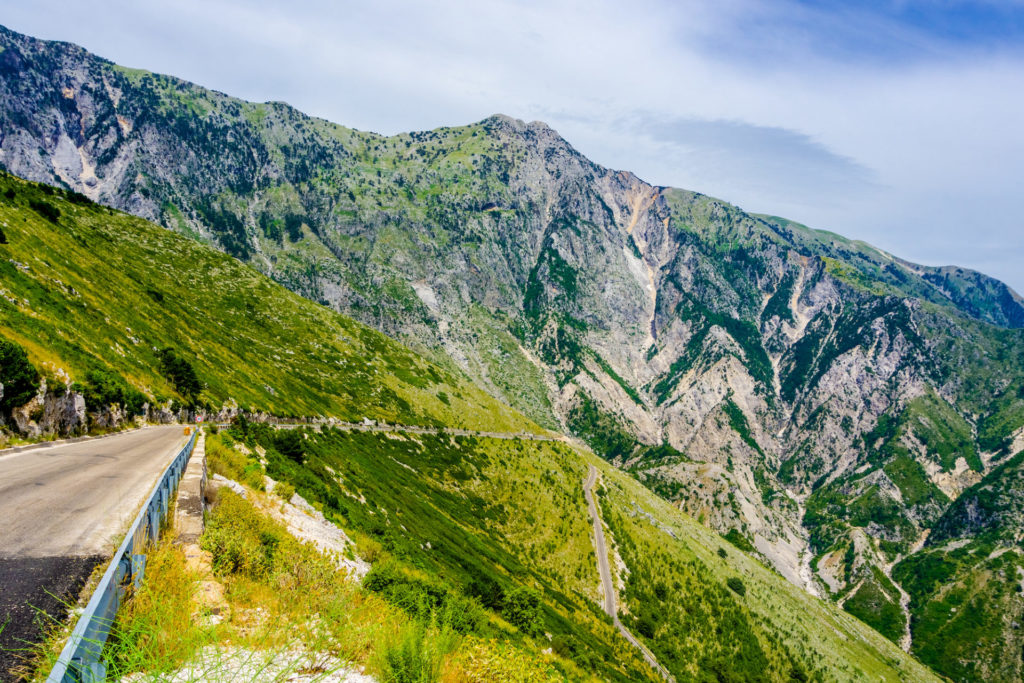 Albanien, Llogara-Pass