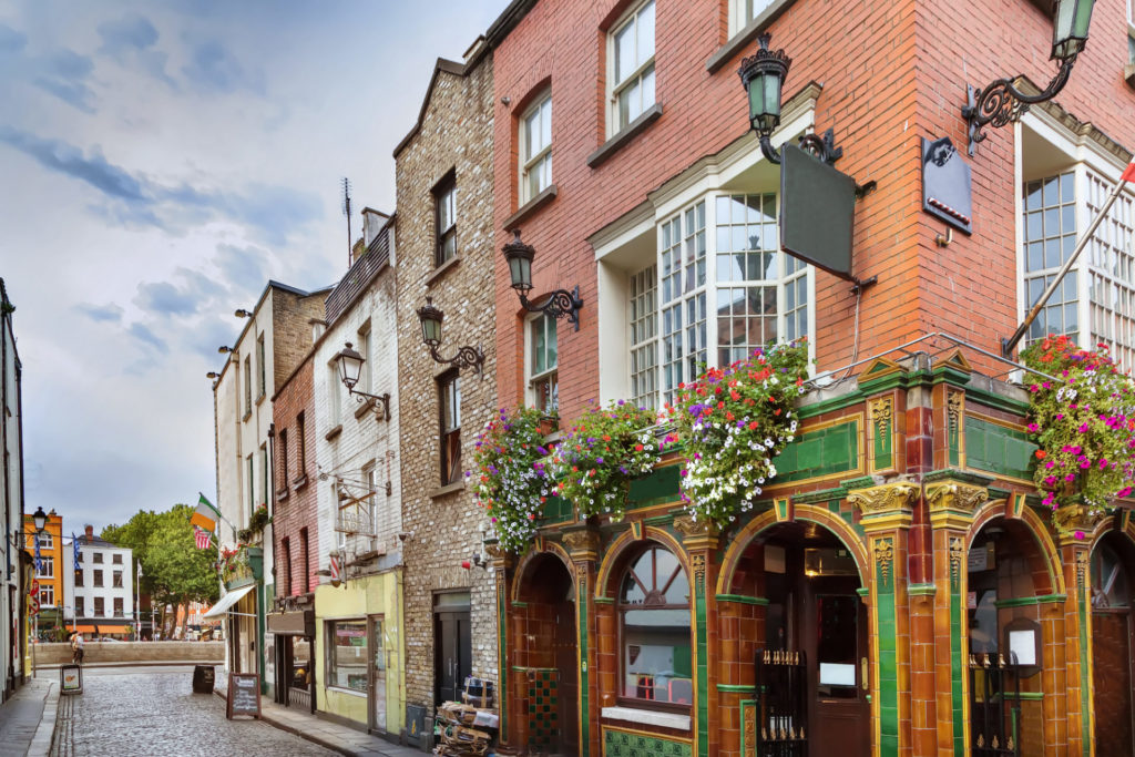 Irland, Dublin, Bekannte Temple Bar Street
