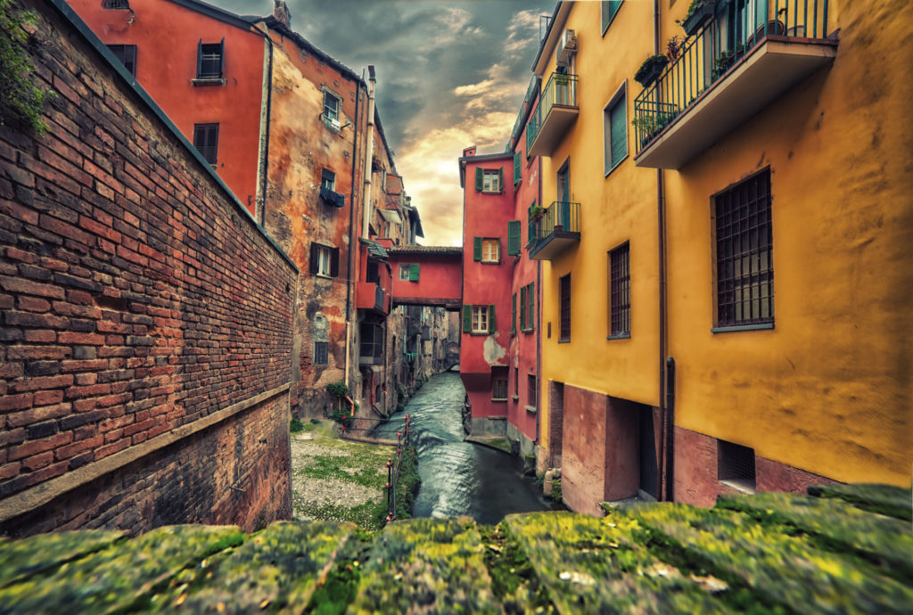 Italien, Bologna, Kanal