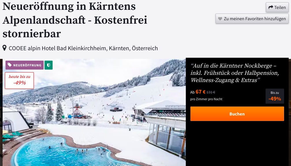 Wellnessurlaub in Kärnten