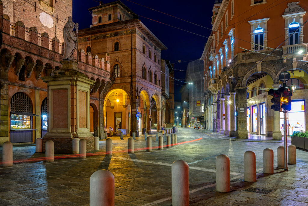 Italien, Bologna, Abend