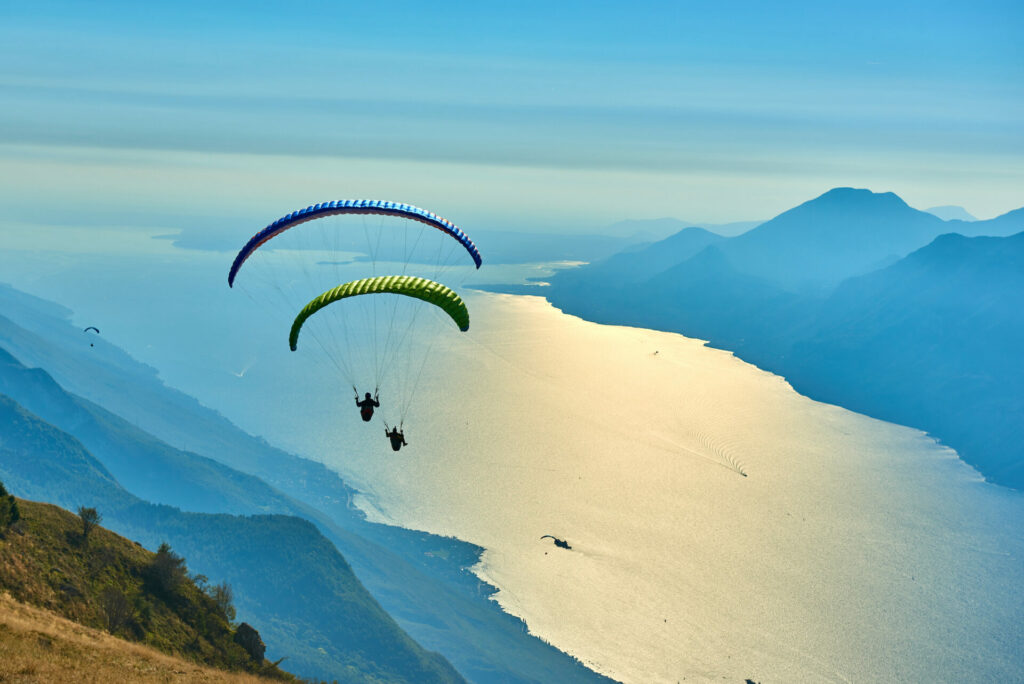 Italien, Gardasee, Paragliding