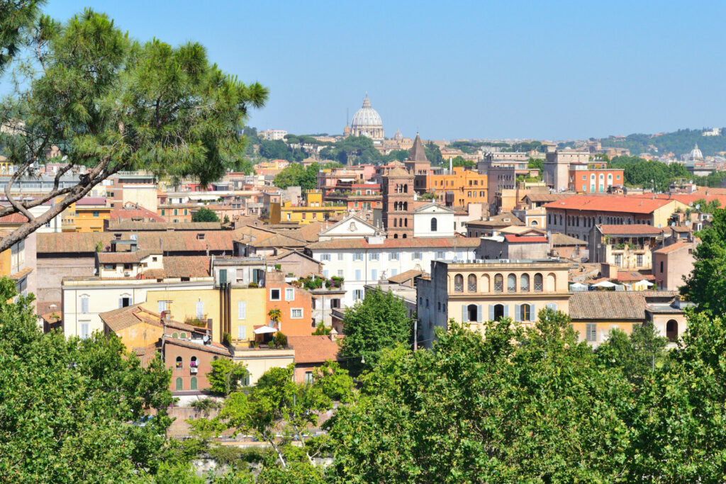 Italien, Rom, Aussicht vom Hügel Aventin