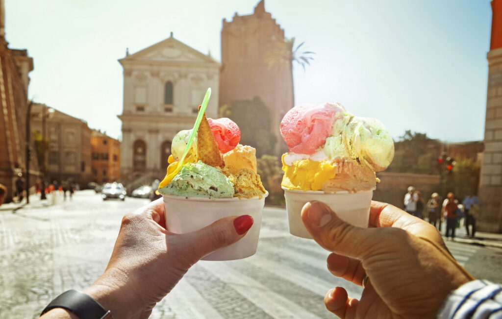 Italien, Rom, Eis