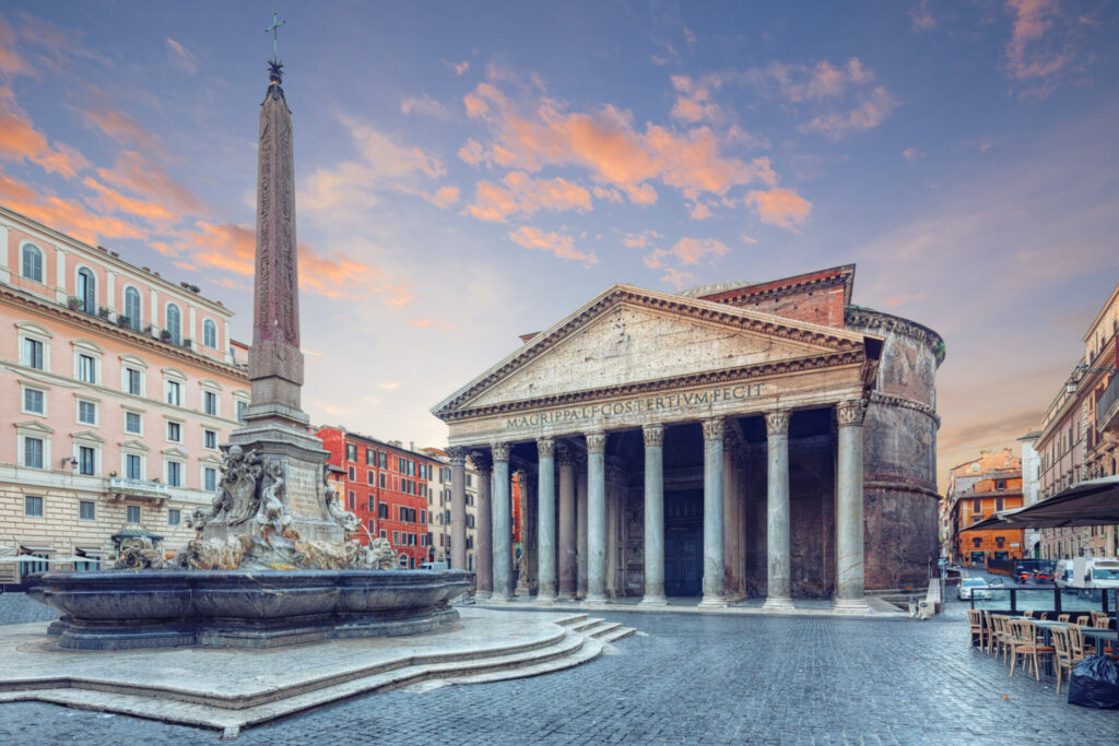 Italien, Rom, Pantheon am Morgen